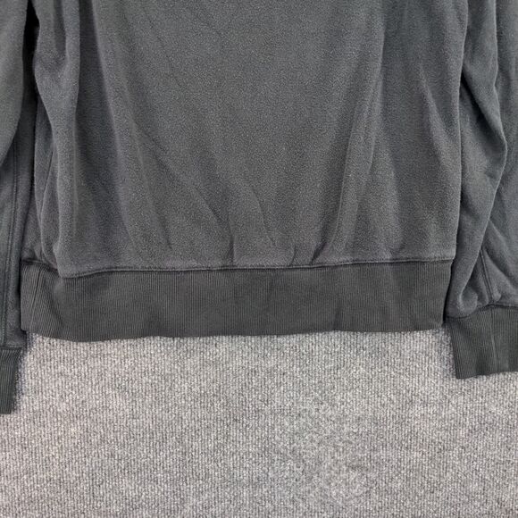 BRP Mens 1/4 Zip Pullover Sweatshirt Black Small Ski Doo Graphic Fleece - Picture 4 of 13